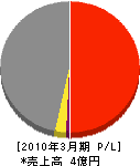 新王建設 損益計算書 2010年3月期