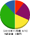 鈴木工業所 貸借対照表 2010年11月期
