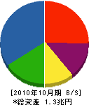 川崎重工業 貸借対照表 2010年10月期