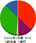 宮田建設 貸借対照表 2010年2月期
