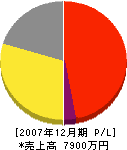 上田土木 損益計算書 2007年12月期