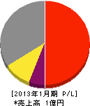 高田総業 損益計算書 2013年1月期