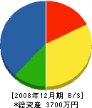 伊藤水道工業 貸借対照表 2008年12月期