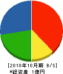 栗原電機 貸借対照表 2010年10月期