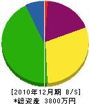 柿本園芸 貸借対照表 2010年12月期