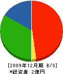 鈴木力鉄工所 貸借対照表 2009年12月期