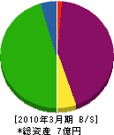 前田住設 貸借対照表 2010年3月期