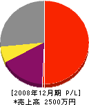 櫻井塗装店 損益計算書 2008年12月期