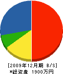 松原組 貸借対照表 2009年12月期
