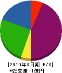矢野電機 貸借対照表 2010年3月期