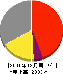 岩田設備工事店 損益計算書 2010年12月期