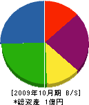 三澤事業所 貸借対照表 2009年10月期