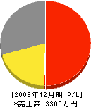 冨岡庭園 損益計算書 2009年12月期