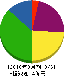 石丸浄水センター 貸借対照表 2010年3月期 石丸浄水センター 貸借対照表 2010年3月期