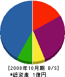 ナリタ管工 貸借対照表 2008年10月期