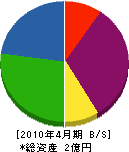 石田 貸借対照表 2010年4月期