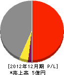 沢田鉄工 損益計算書 2012年12月期