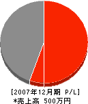 太田建設 損益計算書 2007年12月期