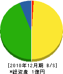 川畑工業所 貸借対照表 2010年12月期