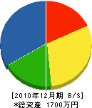 ヨシオ工務店 貸借対照表 2010年12月期