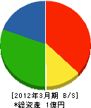 十和田板金工業所 貸借対照表 2012年3月期