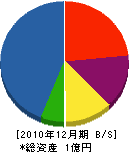 本田建築 貸借対照表 2010年12月期