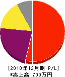隅田造園 損益計算書 2010年12月期