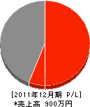 津田工務店 損益計算書 2011年12月期