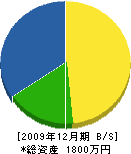 伸央 貸借対照表 2009年12月期