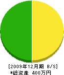 島袋建設工業 貸借対照表 2009年12月期 島袋建設工業 貸借対照表 2009年12月期