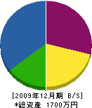 橋本電設工業 貸借対照表 2009年12月期