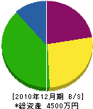 上岡工業 貸借対照表 2010年12月期