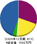 石ペン塗装工業 貸借対照表 2009年12月期