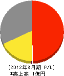 成川電設商会 損益計算書 2012年3月期