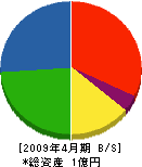 榎本組 貸借対照表 2009年4月期