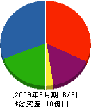 安井杢工務店 貸借対照表 2009年3月期