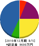 掛川原産商 貸借対照表 2010年12月期