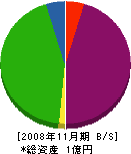 ナニワ建工 貸借対照表 2008年11月期