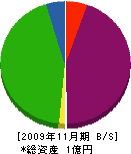 ナニワ建工 貸借対照表 2009年11月期