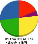 岡本設計工房 貸借対照表 2012年12月期