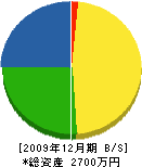 マルハシ電気商会 貸借対照表 2009年12月期