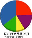 堀光 貸借対照表 2012年10月期