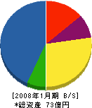松本組 貸借対照表 2008年1月期
