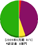 伊藤土木 貸借対照表 2009年6月期