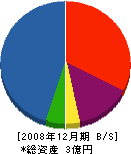 東洋造園 貸借対照表 2008年12月期