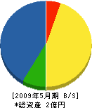 宮崎造園 貸借対照表 2009年5月期