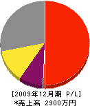 藤井畳店 損益計算書 2009年12月期