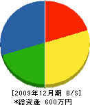 湯沼塗装 貸借対照表 2009年12月期 湯沼塗装 貸借対照表 2009年12月期