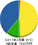 曽我部工業所 貸借対照表 2011年2月期