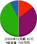 伊藤鉄工所 貸借対照表 2009年12月期
